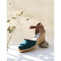Espadrille Talon Haut 8 Centimètres Plateforme De 2 Centimètres Dolce Vita Bride - Vert Foncé - Femme ESPADRILLE TALON HAUT 8 centimètres plateforme de 2 centimètres Escadrille