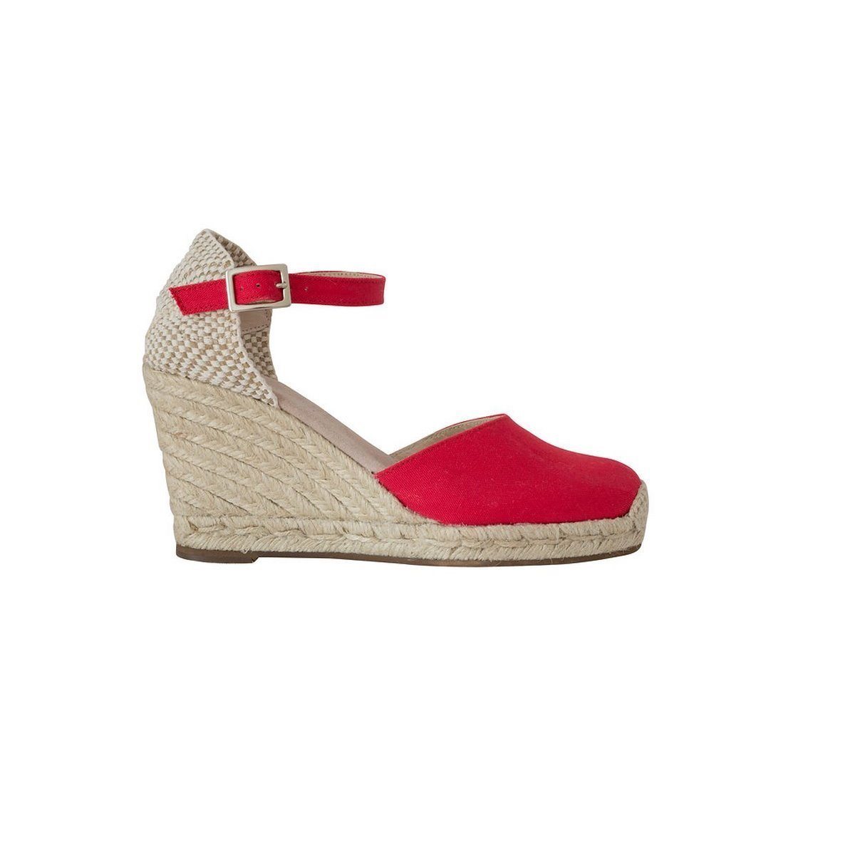 Alpargata Tacón - Dolce Vita Bride - Rojo - Mujer ALPARGATA TACÓN 8 centímetros Plataforma 2 centímetros Escadrilla