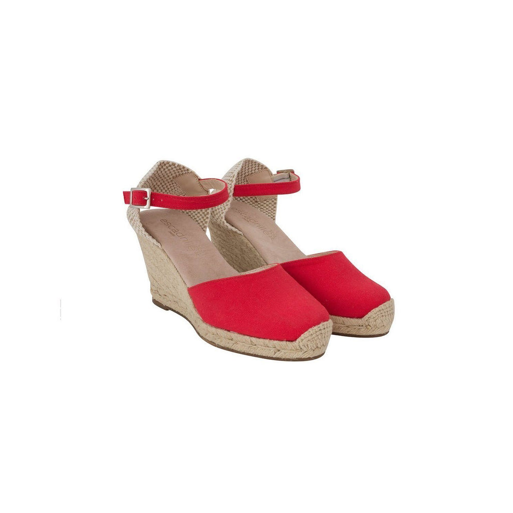 Alpargata Tacón - Dolce Vita Bride - Rojo - Mujer ALPARGATA TACÓN 8 centímetros Plataforma 2 centímetros Escadrilla