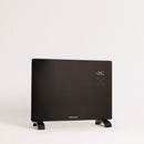 Warm Crystal 1500W Wifi - Calefactor eléctrico de pared - Negro