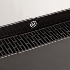 Warm Crystal 1500W Wifi - Calefacción Eléctrica de Pared con Ruedas - Negro