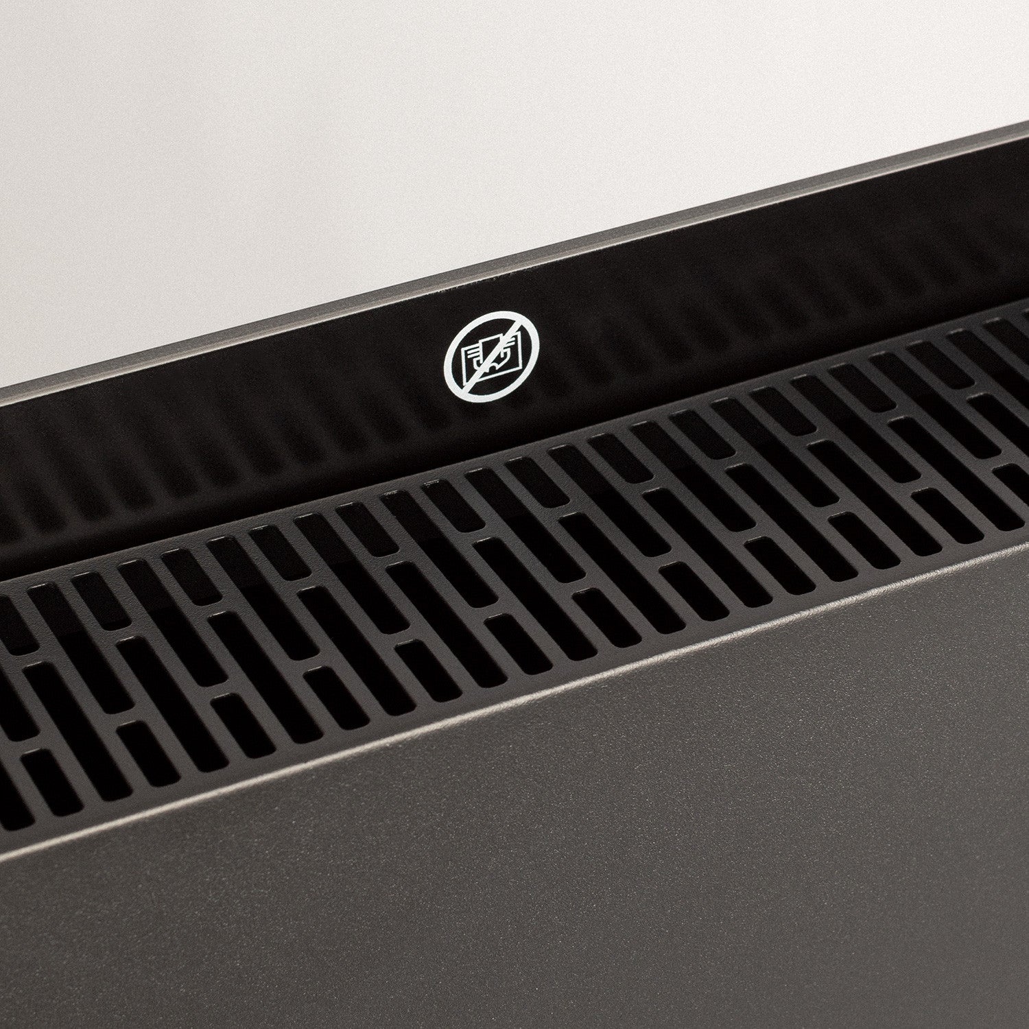 Warm Crystal 1500W Wifi - Calefacción Eléctrica de Pared con Ruedas - Negro