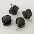 Warm Crystal 1500W Wifi - Calefacción Eléctrica de Pared con Ruedas - Negro
