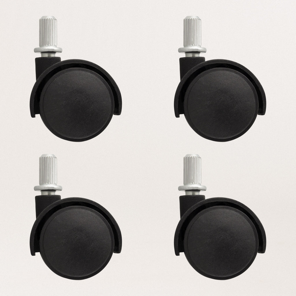 Warm Crystal 1500W Wifi - Calefacción Eléctrica de Pared con Ruedas - Negro