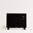 Warm Crystal 1500W Wifi - Calefactor eléctrico de pared - Negro