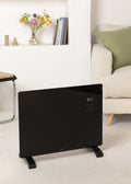 Warm Crystal 1500W Wifi - Calefactor Eléctrico de Pared - Negro