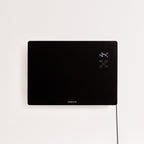 Warm Crystal 1500W Wifi - Calefactor Eléctrico de Pared - Negro