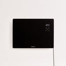 Warm Crystal 1500W Wifi - Calefactor eléctrico de pared - Negro