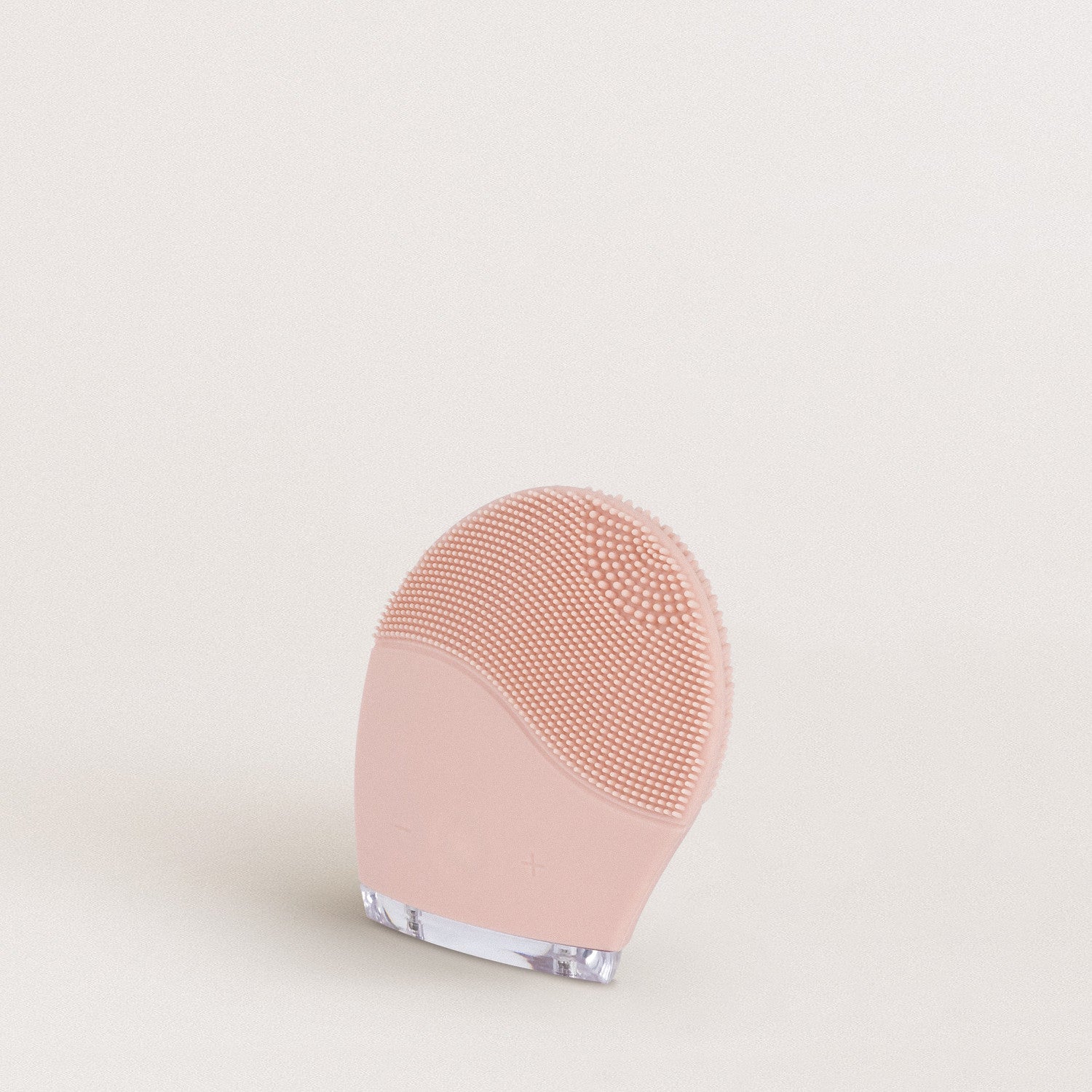 Face Wave - Silicone Facial Brush & Sonic Massager - Pastel Pink