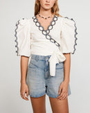 Claudie Pierlot - Blouse Brigand - Ecru