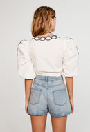 Claudie Pierlot - Blouse Brigand - Ecru