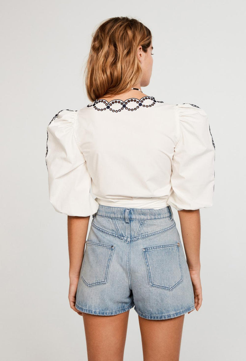 Claudie Pierlot - Brigand blouse - Ecru