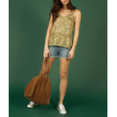 Htf Yellow Flower Print Tank Top - Shirts & Tops - Berenice - The Berenice Shop The Bradery