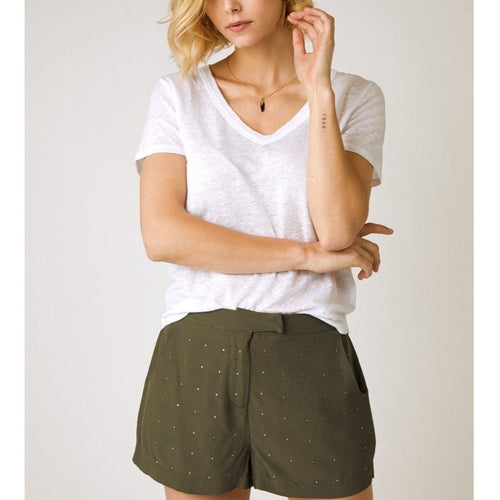 Shu Khaki Shorts - Medias - Berenice - The Bradery