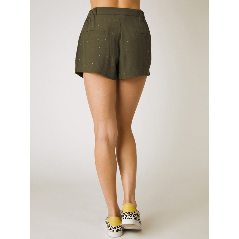 Shu Khaki Shorts - Medias - Berenice - The Bradery