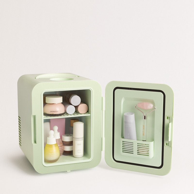 Fridge Mini Box - Mini Fridge With Hot/Cold Function 4 L - Pastel Green