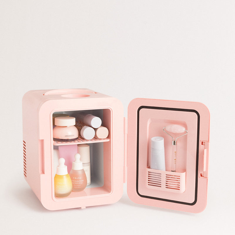 Nevera Mini Box - Mini Nevera Para Cosméticos - Rosa Pastel