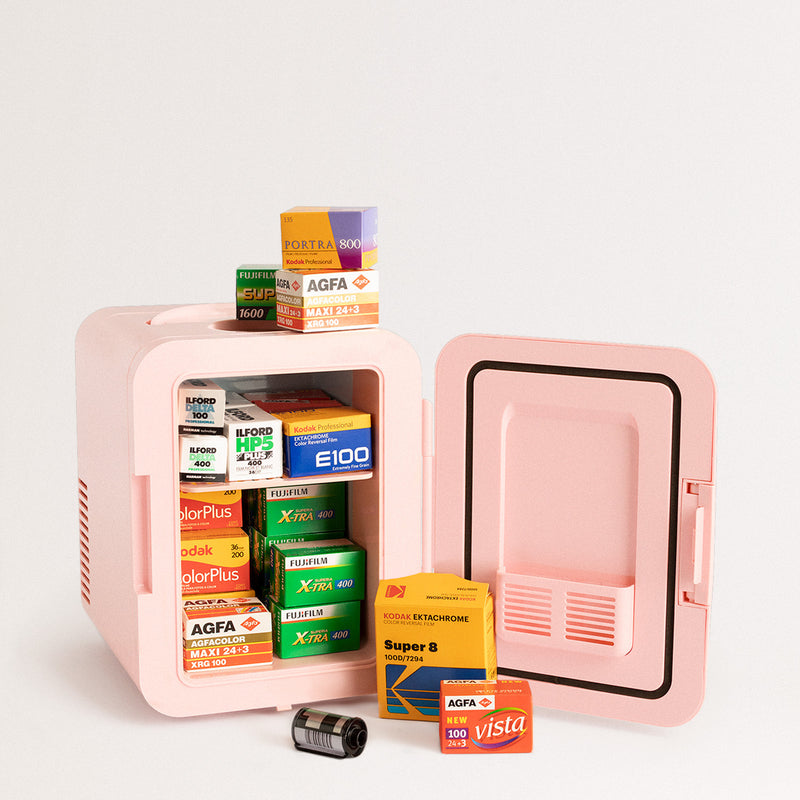 Nevera Mini Box - Mini Nevera Para Cosméticos - Rosa Pastel