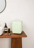 Fridge Mini Box - Mini Réfrigérateur Avec Fonction Chaud/Froid 4 L - Vert Pastel