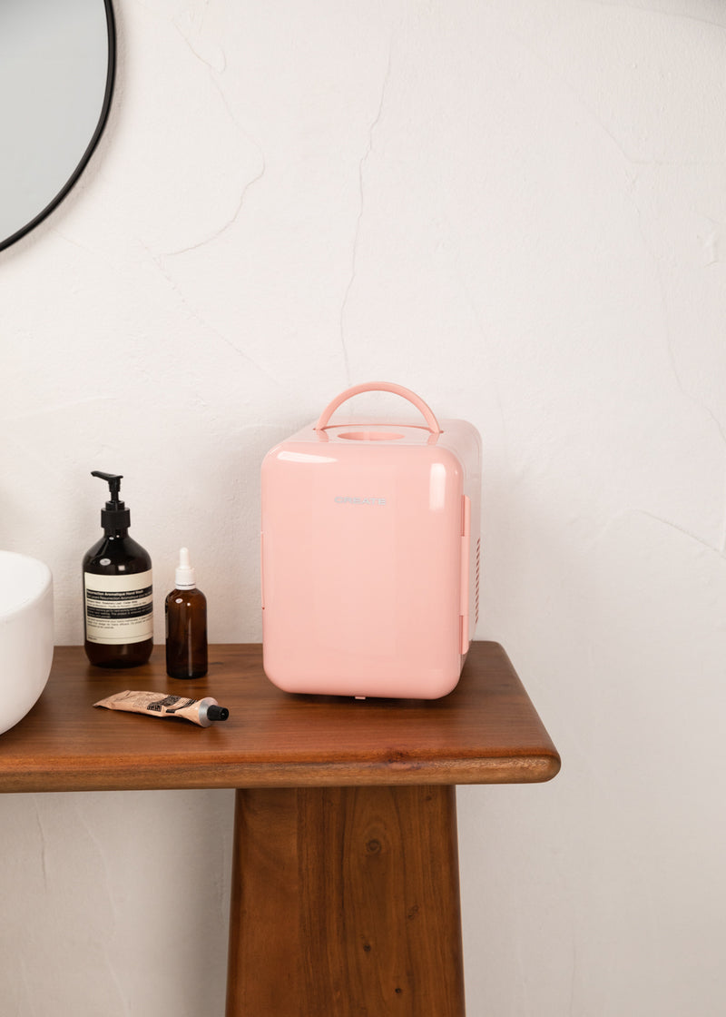 Nevera Mini Box - Mini Nevera Para Cosméticos - Rosa Pastel