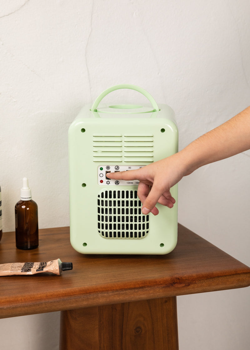 Fridge Mini Box - Mini Fridge With Hot/Cold Function 4 L - Pastel Green