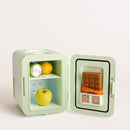 Fridge Mini Box - Mini Fridge With Hot/Cold Function 4 L - Pastel Green
