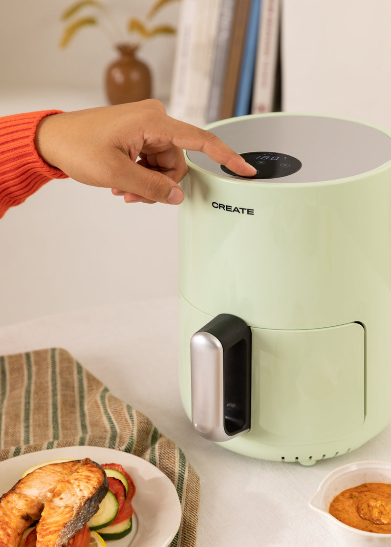 Air Fryer - Friteuse Sans Huile 1,5 L - Vert Pastel