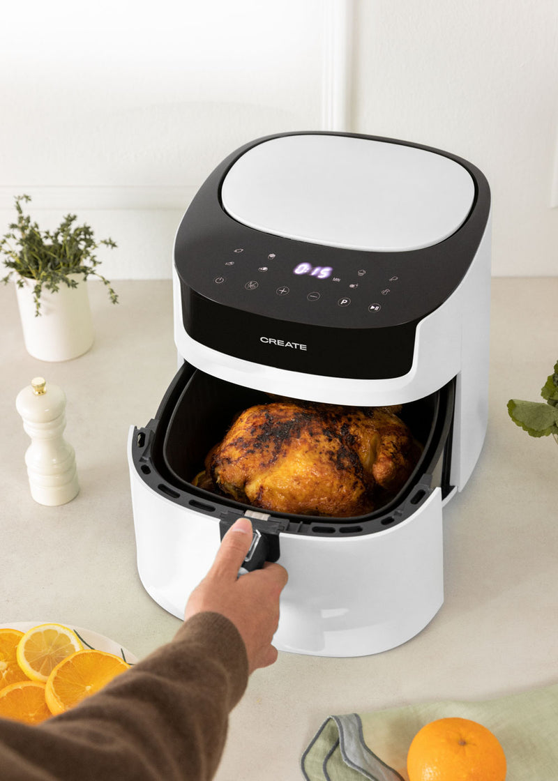 Air Fryer Pro Large - Friteuse Sans Huile 6.2L - Blanc