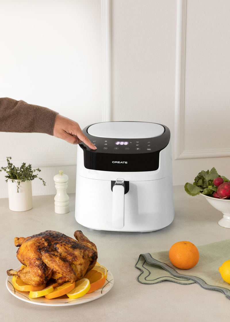 Air Fryer Pro Large - Friteuse Sans Huile 6.2L - Blanc