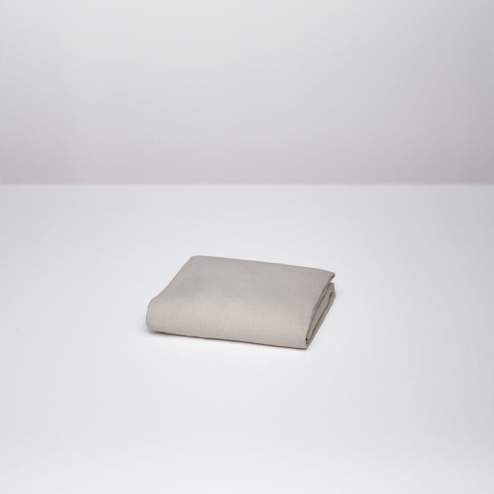 Drap Housse - En Gaze De Coton - Sable