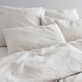 2 Taies D'Oreiller - En Gaze De Coton - Blanc