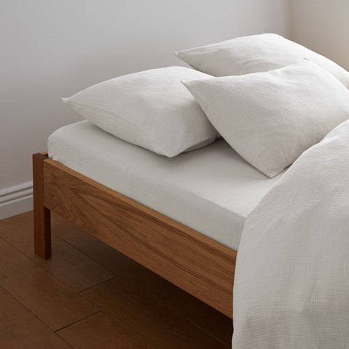 Fitted Sheet - En Gaze De Coton - Blanc