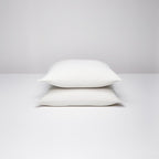 2 Taies D'Oreiller - En Gaze De Coton - Blanc