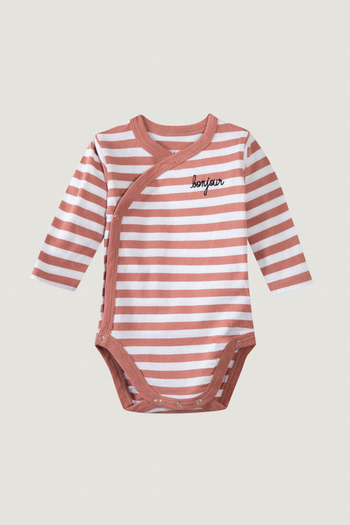 Marigny Ml Bonjour/gots black#color_old-pink-stripes