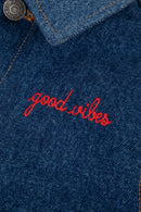 Amandiers Good Vibes script red 679#color_denim-patchwork