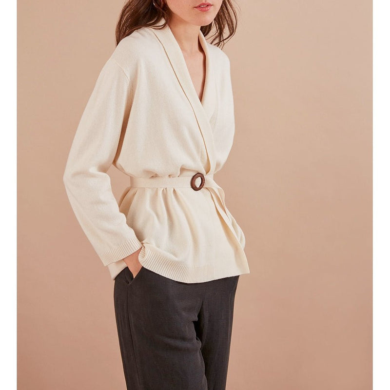 Cárdigan Abali - Crudo - Des Petits Hauts - The Bradery