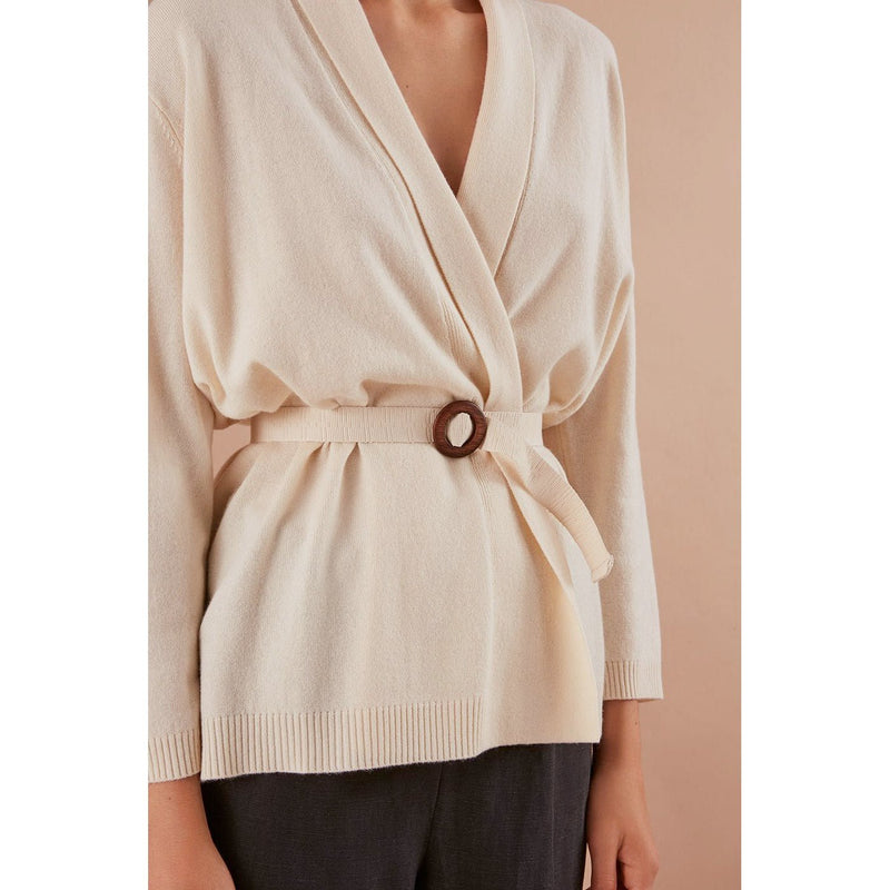Cárdigan Abali - Crudo - Des Petits Hauts - The Bradery