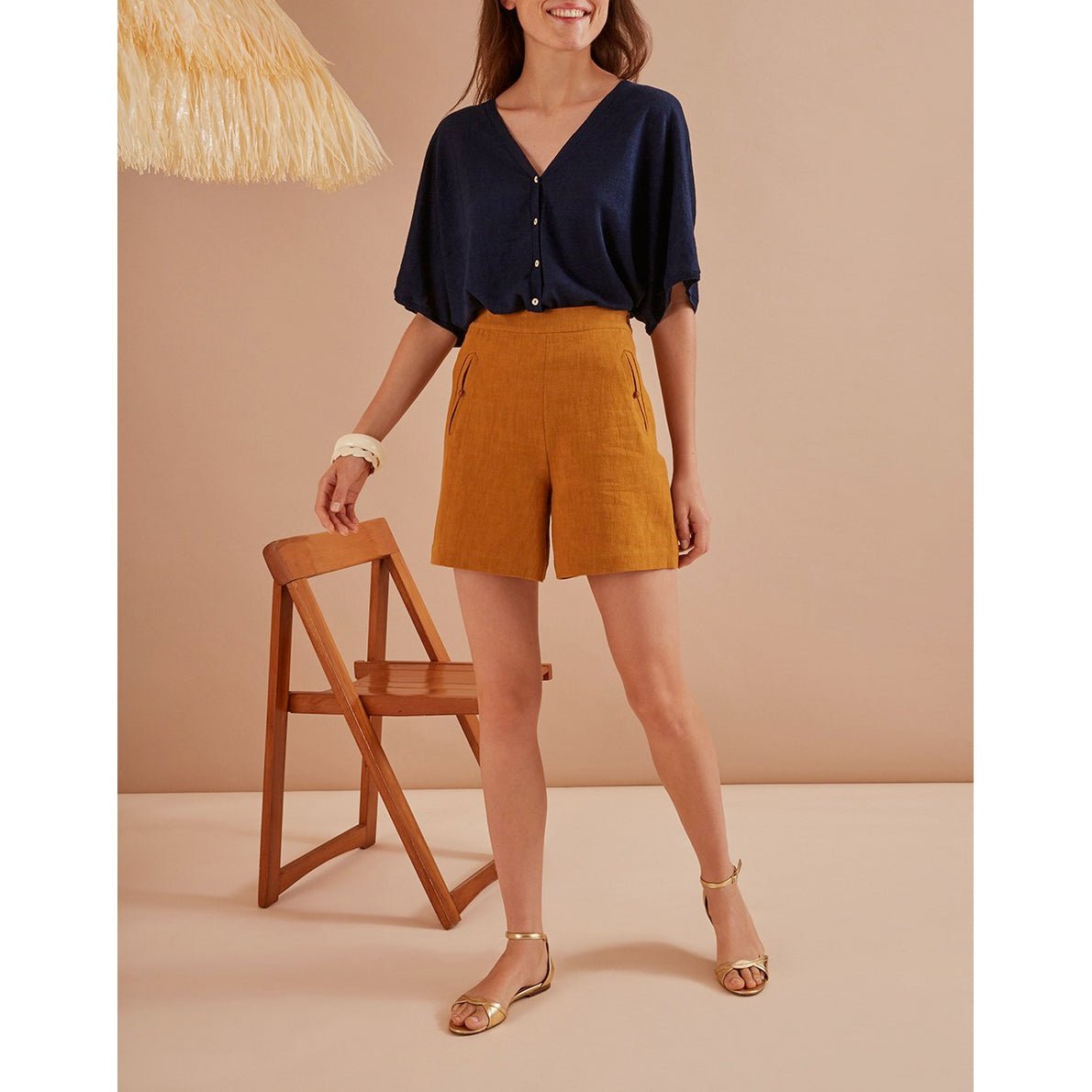 Gilet Boudy - Indigo - Des Petits Hauts - The Bradery