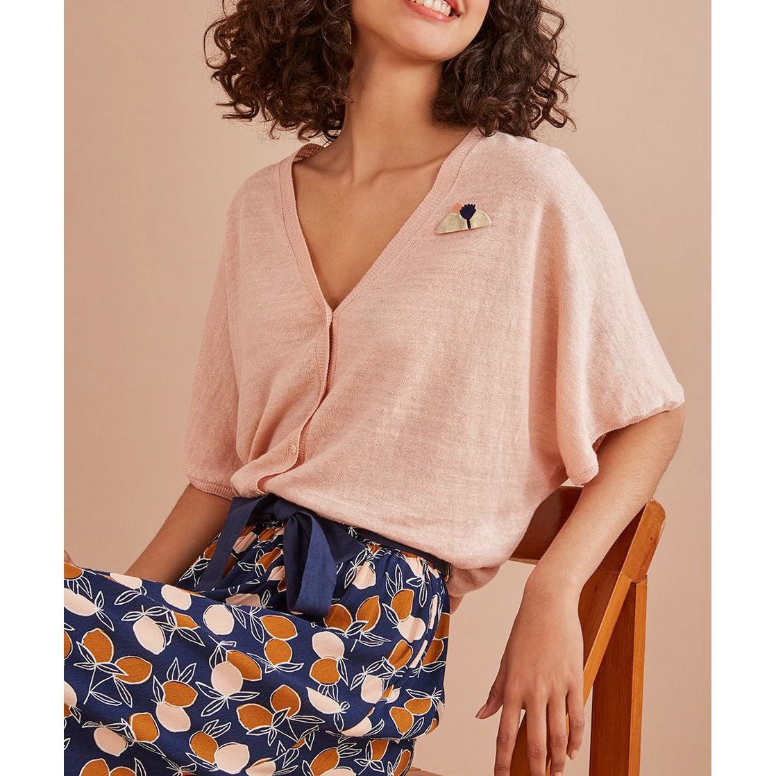 Gilet Boudy - Poudre - Des Petits Hauts - The Bradery