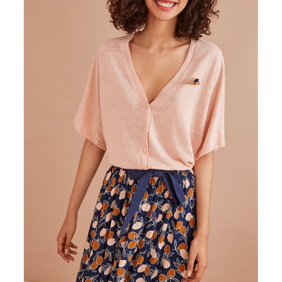 Gilet Boudy - Poudre - Des Petits Hauts - The Bradery