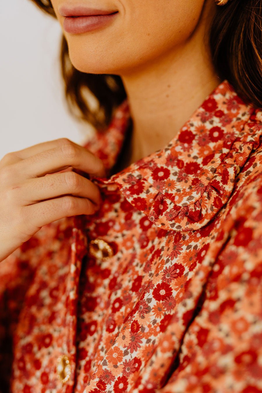 Chaleco Fonda Camaïeu Rojo - Saaj Paris - The Bradery