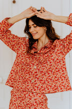 Chaleco Fonda Camaïeu Rojo - Saaj Paris - The Bradery
