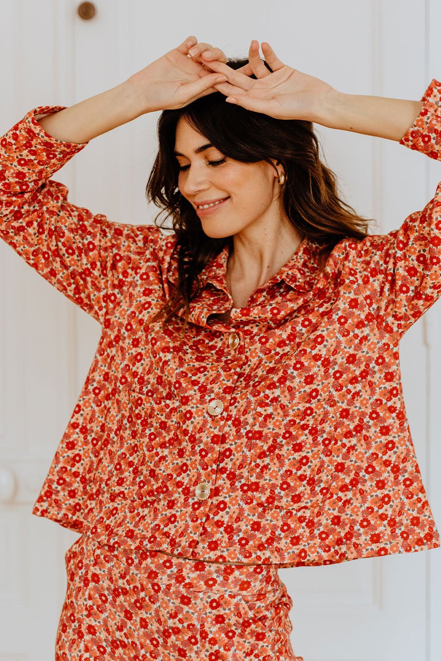 Chaleco Fonda Camaïeu Rojo - Saaj Paris - The Bradery