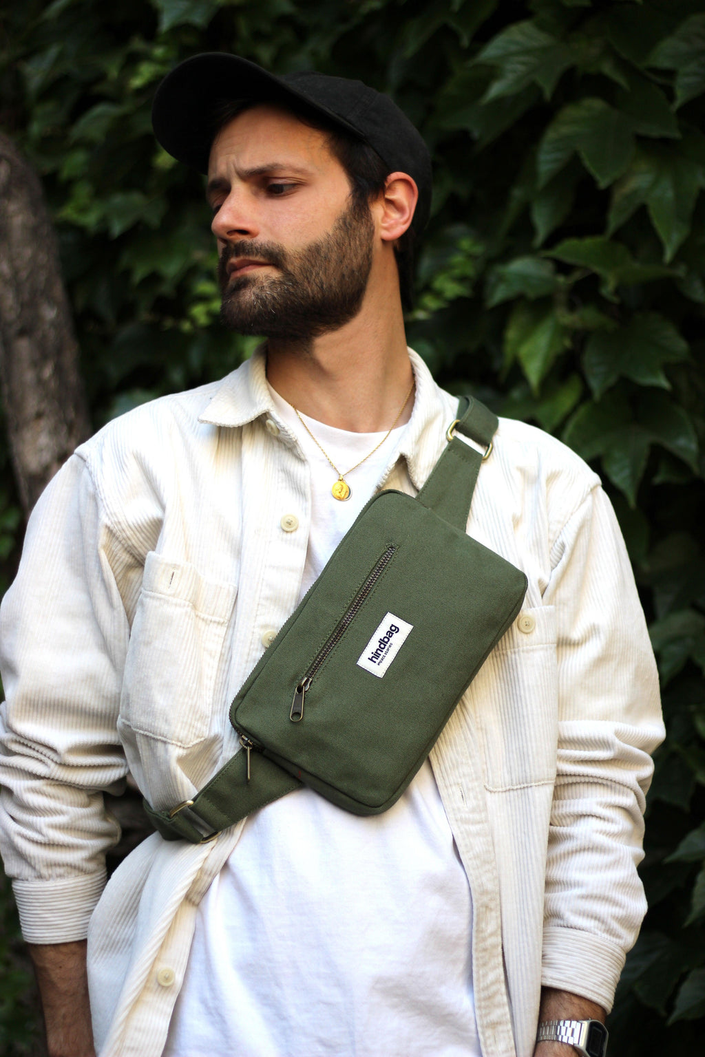 Harry midjeväska oliv Hindbag2