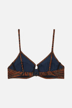 Boy Landscape Bikini Top - Caramel