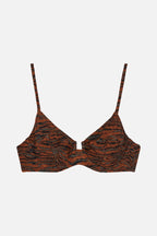 Boy Landscape Bikini Top - Caramel