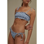 Top de bikini bandeau Milos - Azul - Robin Collection -La Bradery