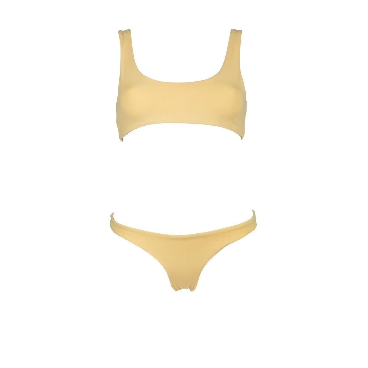 Runner Bikini Top - Yellow - Robin Collection -The Bradery
