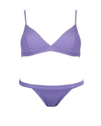 Sporty Pique Bikini Top - Lavender - Robin Collection -The Bradery
