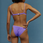 Sporty Pique Bikini Top - Lavender - Robin Collection -The Bradery